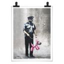 Plakat Banksy - Police Guard Pink Balloon Dog