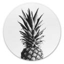 Tableau sur alu-Dibond 1X Studio - Ananas - Rond
