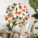 Vinilo decorativo Mandarinas afrutadas - UN Designs - Redondo