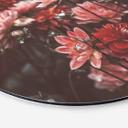 Tableau sur alu-Dibond Annie - Fleurs d'été - Rond