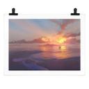 Póster aerroscape - Atardecer en el mar