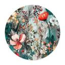 Póster Pradera de primavera con flores - Redondo - Jaszke