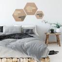 Hexagon Berkenfineer Ijsbeer