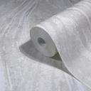 Papel pintado no tejido hormigón, ondas gráfico moderno en blanco