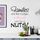 Families are like fudge (tofarvet) wallsticker