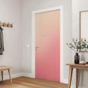Ombre pink sun door film - Selvklæbende dørdekoration