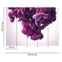 non-woven tapet AbstractArt fototapet Designwalls i lilla og hvid 