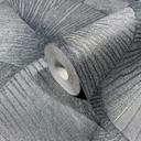blomstret tapet, non-woven tapet Kumano sølv