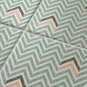 Azulejos Adhesivos Boho - espiga rosa salvia verde - lote de 12