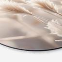 Vægcirkel Treechild - Pastelfarvede græsser – print på aluminium (Alu-Dibond)