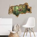 3D Wallsticker Vinogradof - Sommerfugl i græsset