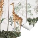 Fototapet - Rundt Kikki Belle - Girafferne - vliesetapet/selvklæbende non-woven tapet