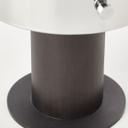 Tischleuchte Benett, braun, 26 x 15 cm, Glas Tischlampe