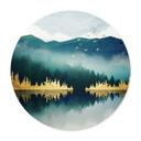 Póster SpaceFrog Designs - Morning Calm - Redondo