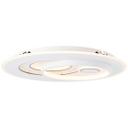 Deckenleuchte Haily, weiß, 49,5 x 6 cm, LED-Deckenleuchte, dimmbar