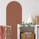 Wall Sticker Rundbue smal - rustrød