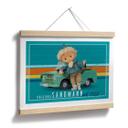 Póster Unser Sandmännchen - Sandman con Trabi - Póster infantil