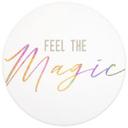 Tapet cirkel Feel the magic - vliesetapet/selvklæbende non-woven tapet