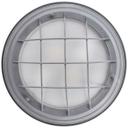 Wand- und Deckenleuchte Sina, grau, 14,5 x 34 cm, Glas Deckenlampe, dimmbar