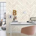 murstenstapet, tapet med steneffekt Factory V hvid