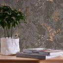 Architects Paper Floral Impression - Papier peint intissé fleuris, gris