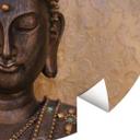 Fototapet - Rundt Buddha den vise - vliesetapet/selvklæbende non-woven tapet