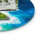 Glasbillede - Klippekyst af Nusa Penida - Hugonnard - Rund