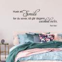 Wallsticker -  Husk at smile...