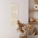 Separador de ambientes de madera con Muestra de arco iris - álamo