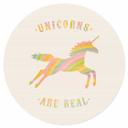 Vinilo decorativo Bodart - Los unicornios son reales - Redondo