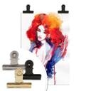 Poster - La femme aux cheveux roux