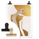 Plakat - Kubistika - Lady in Gold