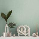 Papel pintado simple en tejido look menta verde - papel pintado no tejido liso para interiorismo moderno
