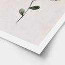 Póster Planta delicada con flores amarillas - Goed Blauw