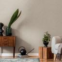 Papel pintado liso gris beige - Papel pintado tejido-no tejido moderno y monocromo para cocinas