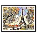 Póster Zamart - Kandinsky y la Torre Eiffel de París