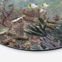 Tableau sur alu-Dibond rond Sir Edward - habitant du corail