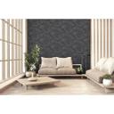 Papel pintado tejido-no tejido Livingwalls Metropolitan Stories Papel pintado asiático con bonsai Mio Tokyo gris, negro