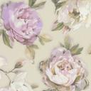 Papier peint floral avec pivoines beige rose - papier peint floral romantique - papier peint intissé