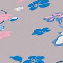 blomstertapet gråblå - blomstertapet designer - non-woven tapet natur