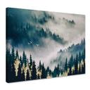 Lienzo Niebla misteriosa en el bosque - SpaceFrog Designs