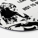 Wandcirkel Banksy - If you get Tired…