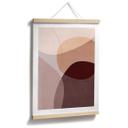Póster Formas abstractas en cálidos tonos tierra - Böhmer