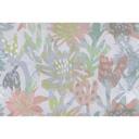 Abstrakt blomstertapet i pastelfarver - non-woven tapet med blomstermønster