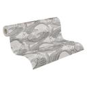 Papel pintado tejido-no tejido Livingwalls Metropolitan Stories Papel pintado asiático con koi Mio Tokyo beige, gris