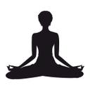 Wallsticker -  Yoga - Meditationsstilling 02