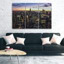 3 stykke lærredstryk, New York City Night