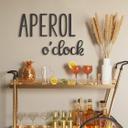 MDF-dekoration Aperol o'clock