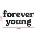 Vægdekoration akrylglas Forever Young