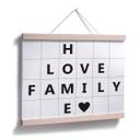 Plakat - Home Love Family